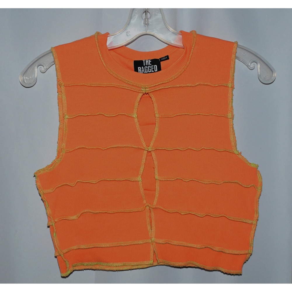 The Ragged Priest Ribbed Cut Out Crop Top - Picture 5 of 9